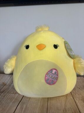 Plush Yellow Chick Pet Aimee 12” Soft Easter Egg Accent Squishmallows
